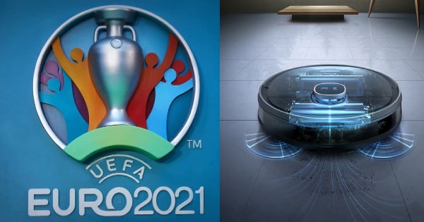 Cùng xem và cổ vũ Euro 2021 việc dọn dẹp đã có robot hút bụi lau nhà làm !